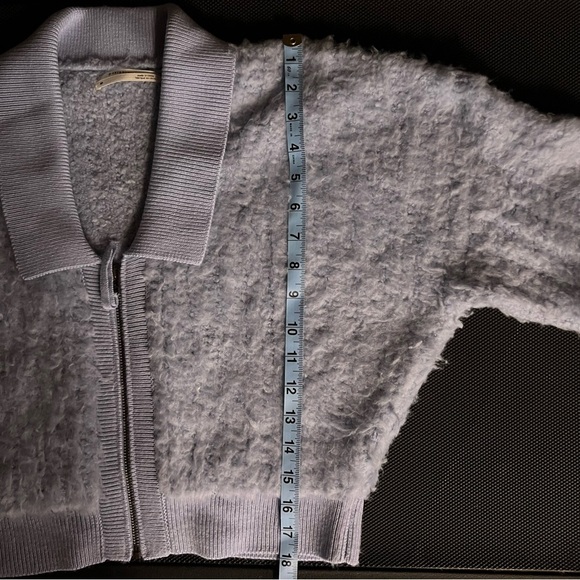 Anthropologie Brushed Sweater Cardigan Wool Blend. Size Medium Petite - Picture 15 of 15